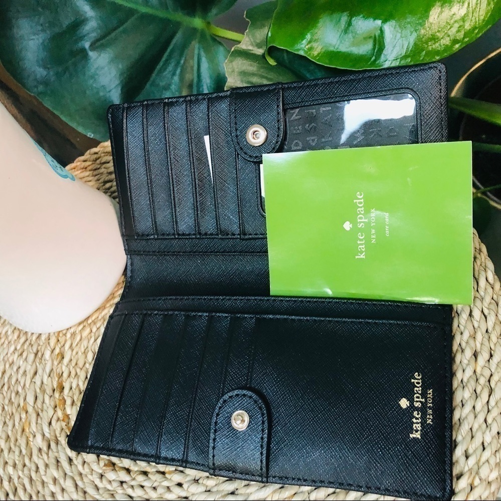 Kate Spade Black Wallet NWT - Picture 7 of 8